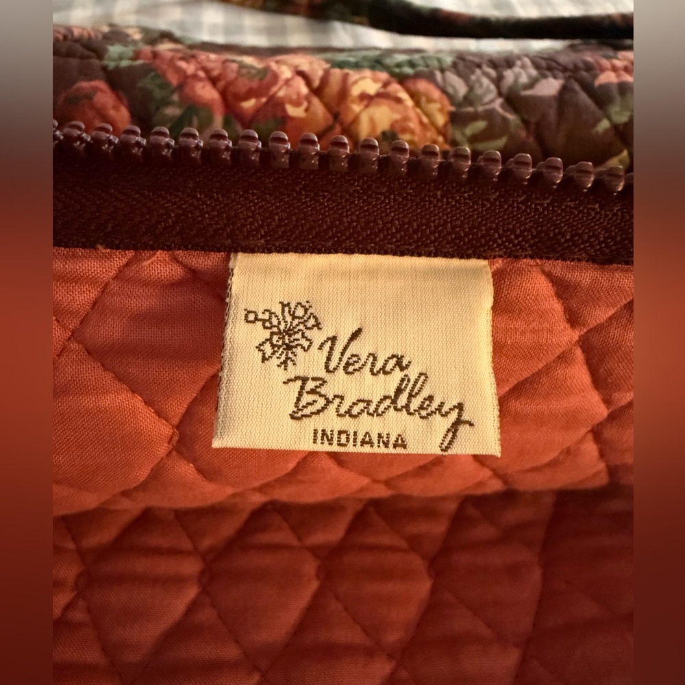 1993 Vintage Vera Bradley LARGE tote in pattern “Wildwood” Rare - Picture 6 of 14